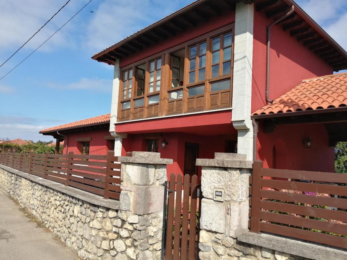 Villa La Casa Roja Asturias Hontoria Exterior foto